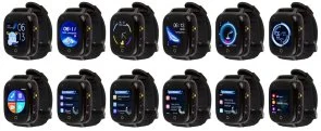 Фото: Смарт годинник AmiGo GO005 4G WIFI Thermometer Black (GO005 4G Black) № 5 | KTC
