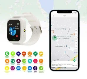 Фото: Смарт годинник AmiGo GO009 White № 6 | KTC