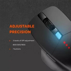 Фото: Миша Canyon Crusader GMW-13 RGB Black (CND-SGMW13) № 8 | KTC