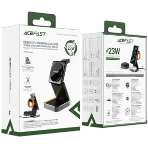 Фото: Бездротова зарядна станція Acefast E20 3in1 Qi 23W (6974316283478) № 5 | KTC