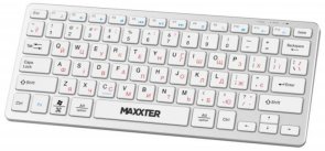 Клавіатура компактна Maxxter KBW-C01S-UA Wireless Silver