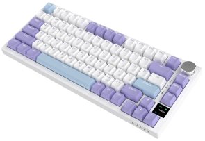 Клавіатура Ajazz AK820 Pro Flying Fish Switch RGB With Screen Wireless Purple (AK820PRO-FF-PWB)