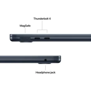 Фото: Вживаний Ноутбук Apple MacBook Air 13.6 M4 2025 16/256GB Midnight (MW123 A+) чудовий стан № 7 | KTC