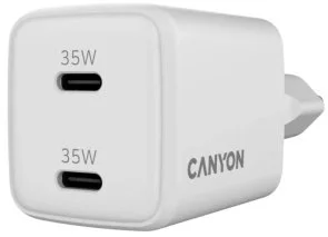 Фото: Зарядний пристрій Canyon CU35CC PD GaN 35W White (CNS-CUW35CC) № 3 | KTC