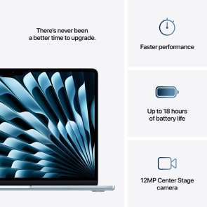 Ноутбук Apple MacBook Air 13.6 M4 10GPU Sky Blue (MC6U4)