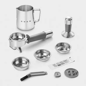 Фото: Ріжкова кавоварка Smeg Espresso coffee machine with grinder White (EGF03WHEU) № 14 | KTC