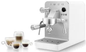 Фото: Ріжкова кавоварка Smeg Espresso coffee machine White (EMC02WHMEU) № 9 | KTC
