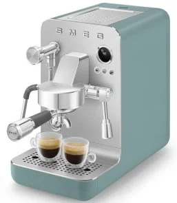 Фото: Ріжкова кавоварка Smeg Espresso coffee machine Emerald Green (EMC02EGMEU) № 8 | KTC