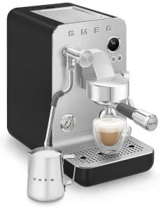 Фото: Ріжкова кавоварка Smeg Espresso coffee machine Black (EMC02BLMEU) № 11 | KTC