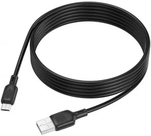Фото: Кабель BOROFONE BX113 Lenny 2.4A AM / MicroB 2m Black (6941991115493) № 4 | KTC