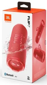 Фото: Портативна колонка JBL Flip 7 Red (JBLFLIP7RED) № 10 | KTC