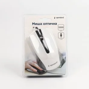 Фото: Миша Gembird MUS-101-W White № 3 | KTC