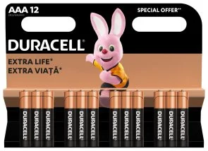Фото: Батарейка Duracell LR03 AAA MN2400 BL/12 (81545432) № 2 | KTC