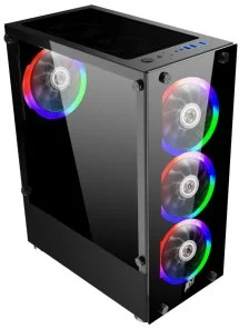 Фото: Корпус 1stPlayer V2-A-4F1 Black with window № 2 | KTC