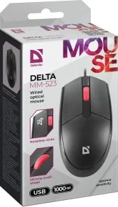 Фото: Миша Defender Delta MM-523 Black (52523) № 4 | KTC