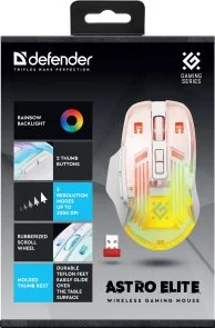 Фото: Миша Defender Astro Elite GM-056 White (52056) № 5 | KTC