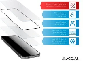 Фото: Захисне скло ACCLAB for Samsung A36 2025 - Full Glue Black (1283126608094) № 4 | KTC
