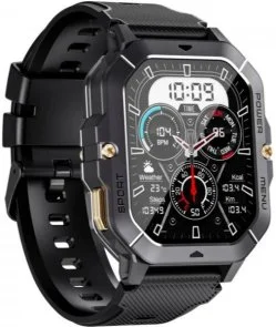 Фото: Смарт годинник Oukitel BT101 Black (6931940739825) № 3 | KTC