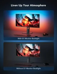 Фото: Набір адаптивного підсвічування Govee H6609 Gaming Light Strip G1 27-34 RGBIC (H6609312) № 3 | KTC