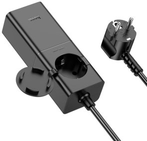 Зарядний пристрій Hoco NS4 Sharp 65W Black (6942007617352)