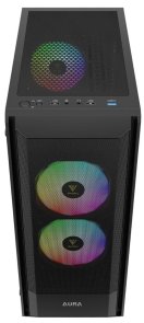 Корпус Gamdias Aura GC6 Elite ARGB Black with window (4711514502398)