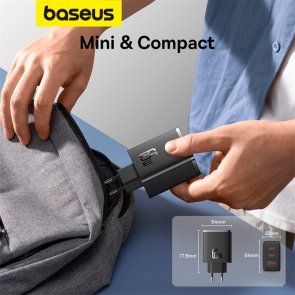 Зарядний пристрій Baseus Cube Pro 65W Black (P10152301113-00)