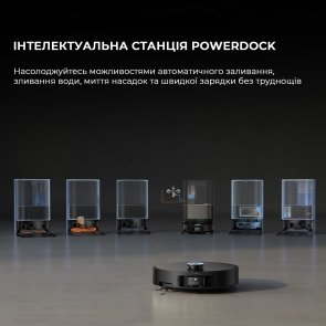 Робот-пилосос Dreame Bot X50 Ultra Complete Black (RLX85CE-4-BL)