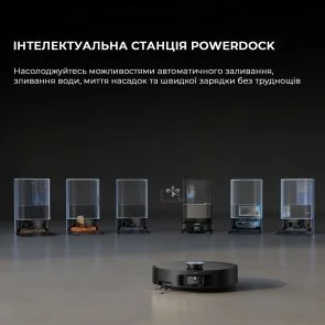 Фото: Робот-пилосос Dreame Bot X50 Ultra Complete Black (RLX85CE-4-BL) № 17 | KTC
