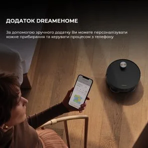 Фото: Робот-пилосос Dreame Bot X50 Ultra Complete Black (RLX85CE-4-BL) № 20 | KTC