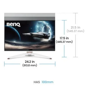 Фото: Монітор BenQ EX271Q (9H.LNCLB.QBE) - 27" IPS / 2560×1440 / 180 Гц / AMD FreeSync Premium / Pivot / HAS № 11 | KTC
