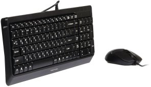 Комплект клавіатура+миша A4tech F1512 Black