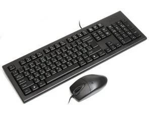 Фото: Комплект клавіатура+миша A4tech KR-8520D Black № 3 | KTC