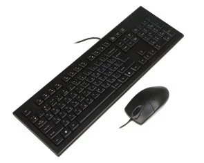 Фото: Комплект клавіатура+миша A4tech KRS-8520D Black № 2 | KTC