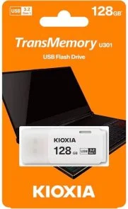 Фото: Флешка USB Kioxia TransMemory U301 128GB White (LU301W128GG4) № 3 | KTC