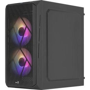 Корпус AeroCool CS-107-A-BK-v2 Black with window (ACCX-PC14002.11)