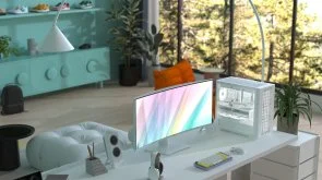 Фото: Корпус AeroCool D302A-G-WT-v1 White with window (ACCS-DS04043.21) № 8 | KTC