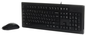 Комплект клавіатура+миша A4tech KR-8572S Black
