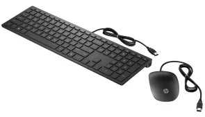 Фото: Комплект клавіатура+миша HP Pavilion Keyboard and Mouse 400 USB Black (4CE97AA) № 2 | KTC