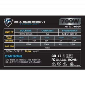 Блок живлення CaseCom 700W CM 700 (CM 700 ATX)