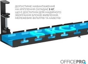 Фото: Органайзер для кабелів OfficePro CT450B № 9 | KTC
