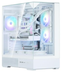 Корпус Zalman P40 Prism White with window (P40PRISMWHITE)