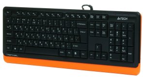 Клавіатура A4tech FKS10 USB Black/Orange (FKS10 (Orange))