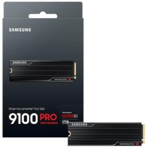 SSD-накопичувач Samsung 9100 PRO with Heatsink 2280 PCIe 5.0 x4 NVMe 2.0 1TB (MZ-VAP1T0CW)