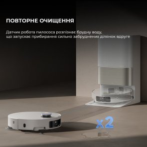 Робот-пилосос Dreame Bot X50 Ultra Complete White (RLX85CE-4-WH)