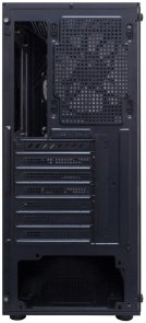 Корпус 1stPlayer FD3-BK-4F7 Black with window