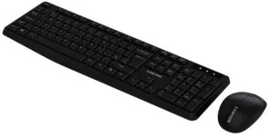Фото: Комплект клавіатура+миша Canyon SET-W01 Wireless Black (CNE-HSETW01) № 4 | KTC