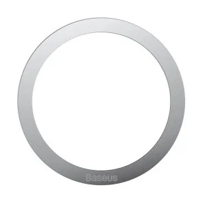 Фото: Пластина для магнітного тримача Baseus Halo Series Magnetic Metal Ring 2pcs Silver (PCCH000012) № 3 | KTC