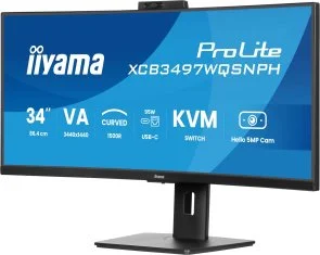 Фото: Монітор iiyama ProLite XCB3497WQSNPH-B1 Black - 34" VA / 3440x1440 / 120 Гц / AMD FreeSync Premium / HAS № 3 | KTC