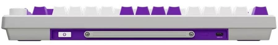 Клавіатура Lorgar KBP7075W Toxic Purple ENG WL/RT/USB White (LRG-KBP7075W-WH-US)