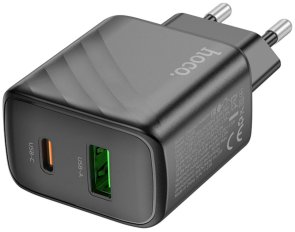 Зарядний пристрій Hoco CS23A Sunlight PD QC3.0 30W Black (6942007609944)